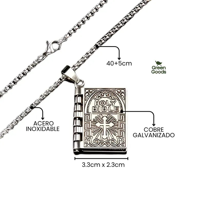 Collar Grabado con El Padre Nuestro – Lleva tu Fé siempre contigo