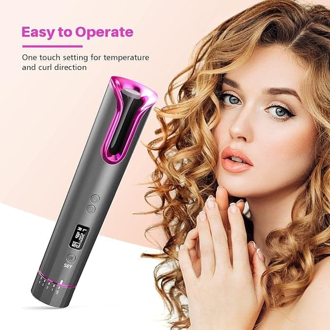 Tienda encarGO! Belleza Rizador automático inalámbrico, portátil