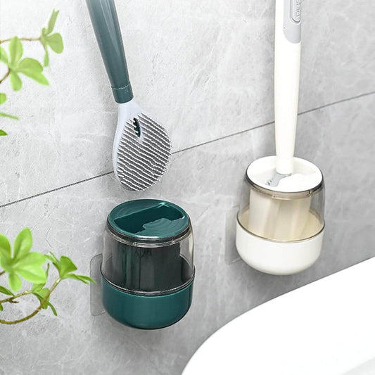 Tienda encarGO! Hogar BubbleBrush: Cepillo limpiador de inodoros con dispensador de jabón