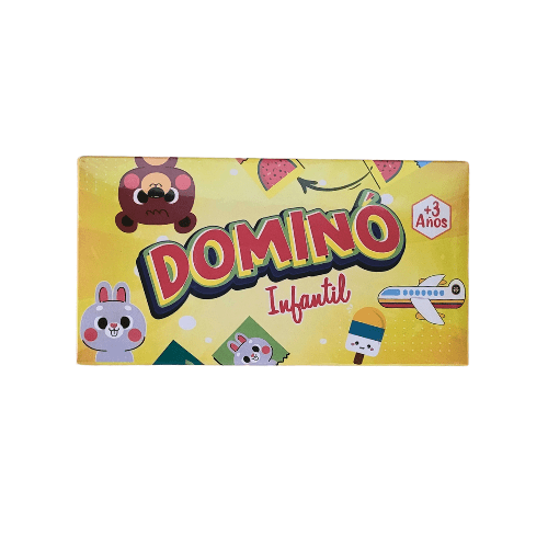 Tienda encarGO! Material Didáctico Dominó amarillo Didácticos para niños X 2 unidades (Puedes escoger entre Rompecabezas, Juego de Memoria. Loterías y Dominó)
