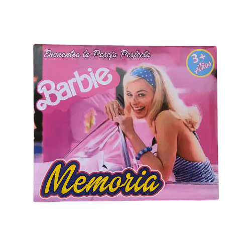 Tienda encarGO! Material Didáctico Juego memoria Barbie Didácticos para niños X 2 unidades (Puedes escoger entre Rompecabezas, Juego de Memoria. Loterías y Dominó)