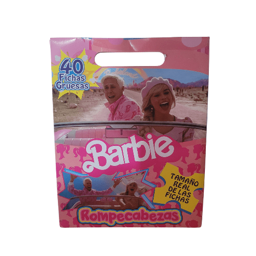 Tienda encarGO! Material Didáctico Rompecabezas  Barbie Didácticos para niños X 2 unidades (Puedes escoger entre Rompecabezas, Juego de Memoria. Loterías y Dominó)