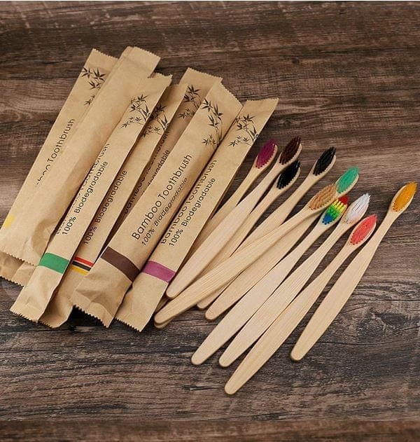 Tienda encarGO! Salud, Hogar, Natural Home, Aseo Docena de Cepillos de Bambú (paquete 12 Unidades)
