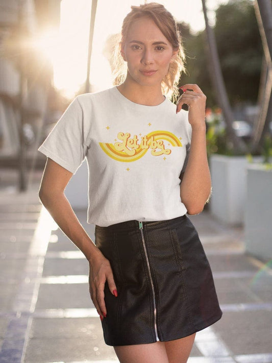 WonderNut Camisetas WonderNut para mujer -  Let It Be